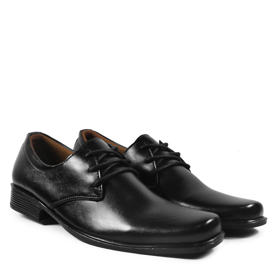 Best Product - Sepatu Pantofel Chester Hitam Coklat Pria Tali Pendek Formal Kerja Kantor