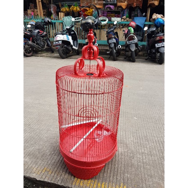 KANDANG BESI JUMBO/ SANGKAR BURUNG BESI JUMBO DIAMETER 40CM