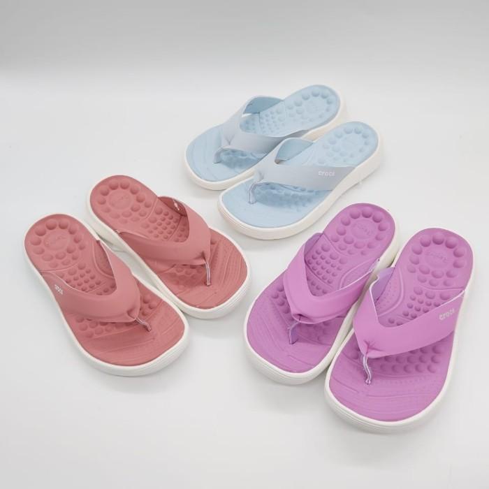 Sandal Crocs Reviva Jepit  Sandal Flip Crocs  Sandal Jepit Wanita Restock