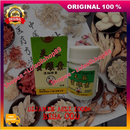 Ramuan Leluhur Cina Piatouteng Obat Herbal Ampuh Atasi Vertigo Keluhan Sakit Kepala dan Pusing 100% 