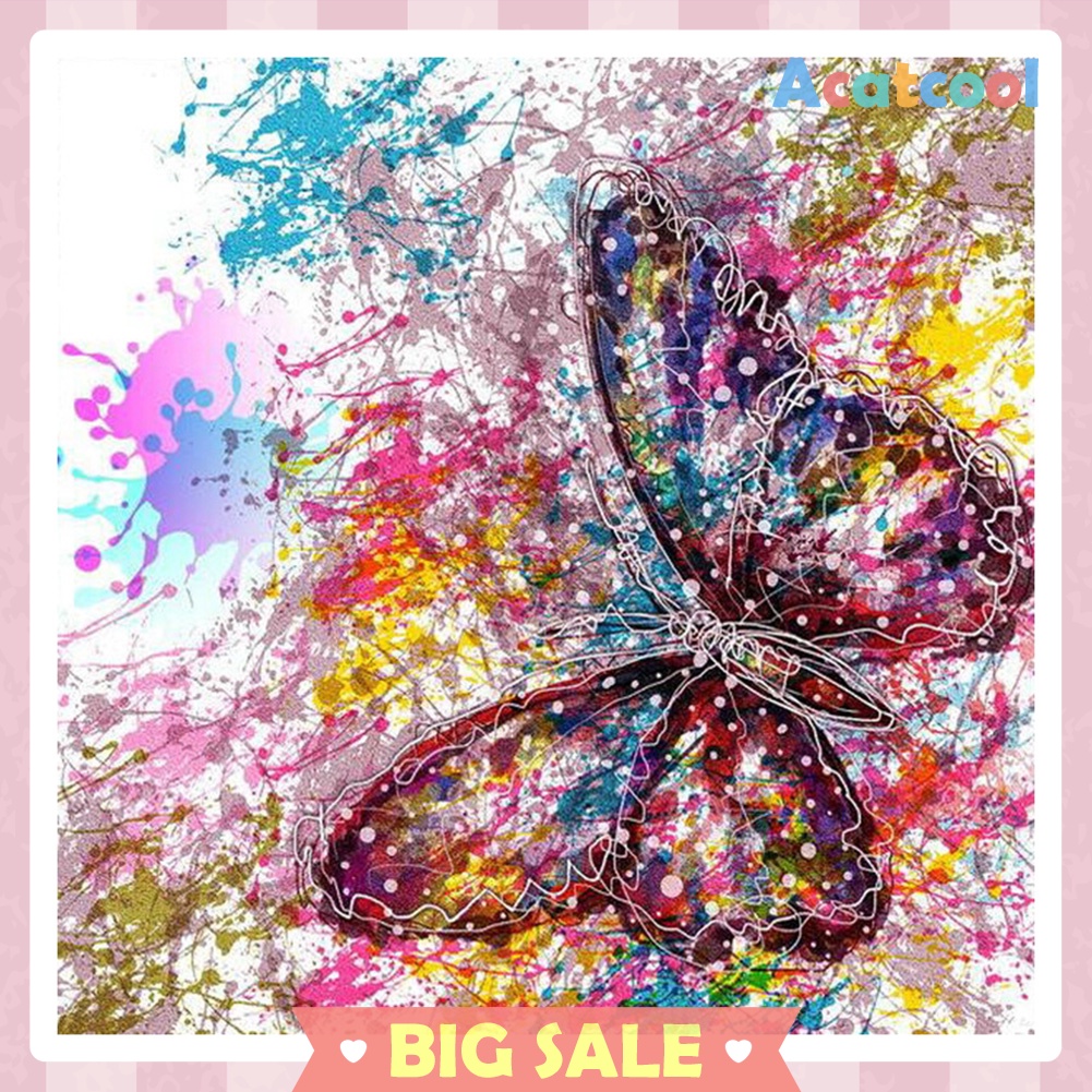 Butterfly 5D Full Drill Diamond Painting Embroidery DIY Cross Stitch Decor