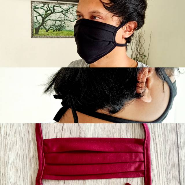 MASKER KAIN KATUN LEMBUT | COTTON ELASTIS || KIIYOOMII || part 3