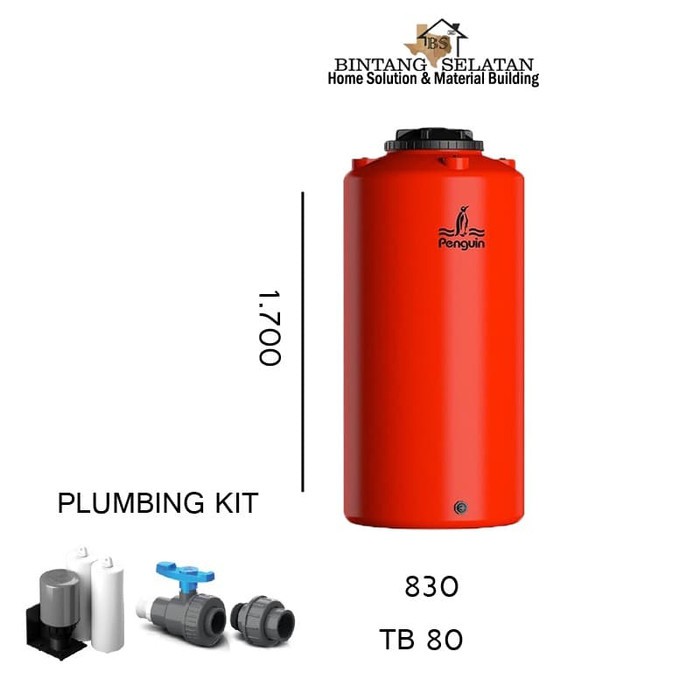 TOREN PENGUIN TANDON WADAH PENAMPUNGAN AIR PENGUIN TB80 800 LITER