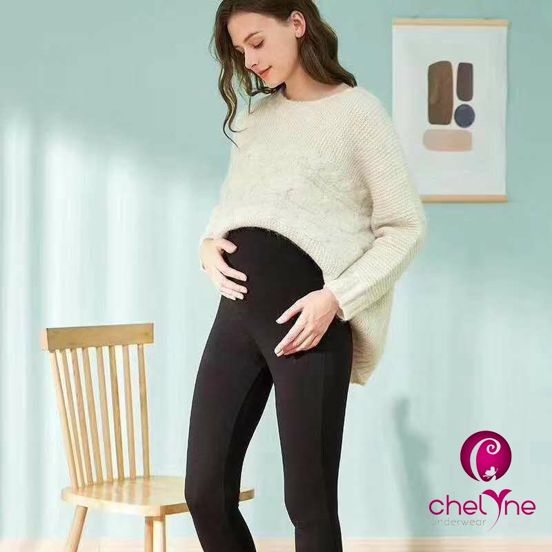 Legging Hamil Panjang Highwaist H6858 Maternity Legging By Chelyne