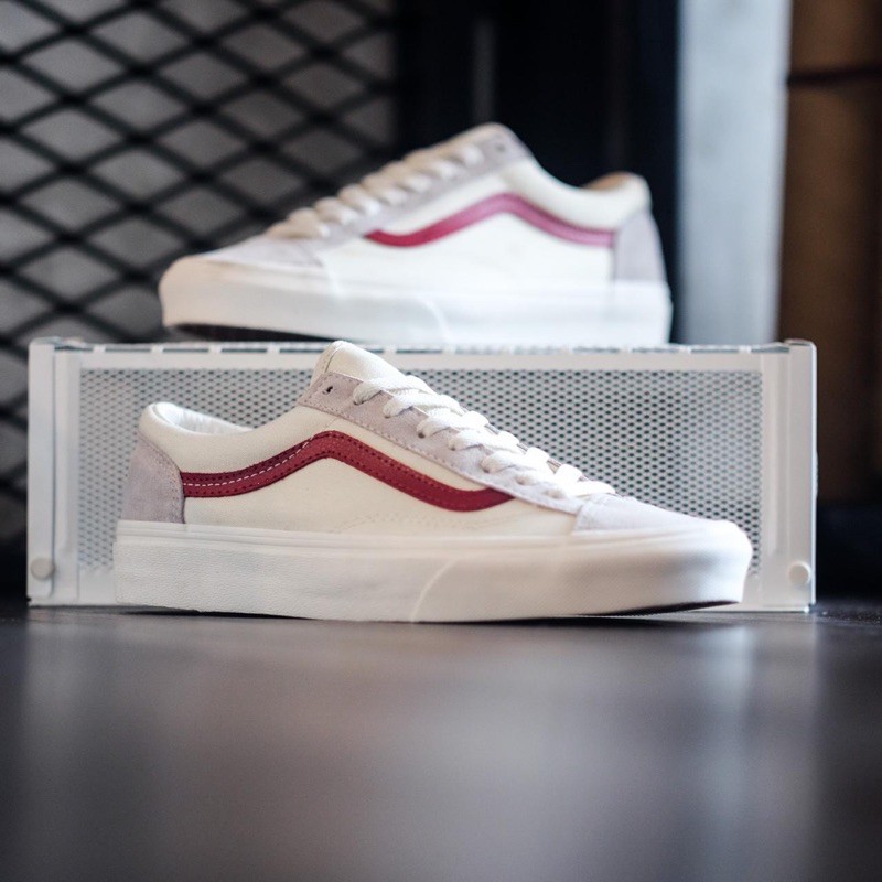 Vans Style 36 Marshmallow Racing Red