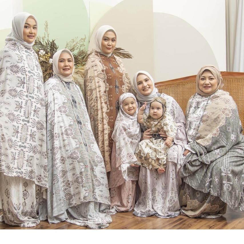 H-16 Diario x Dwihanda - Mukena Yasmeena Prayer Set 2in1 Free Sejadah Travel JDN8