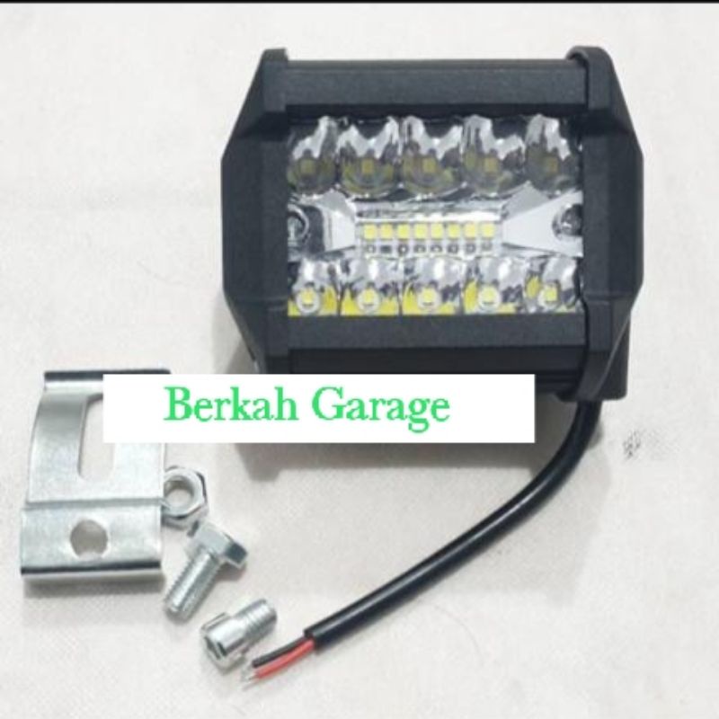 Lampu Tembak Sorot Cwl Cree Work Light 18 Mata Led Kotak Super Terang