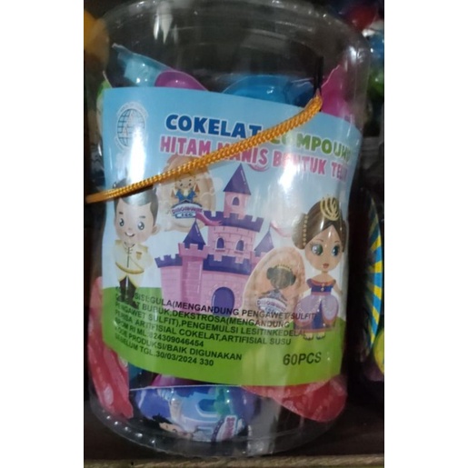 

coklat cokelat telur gambar princess isi 60
