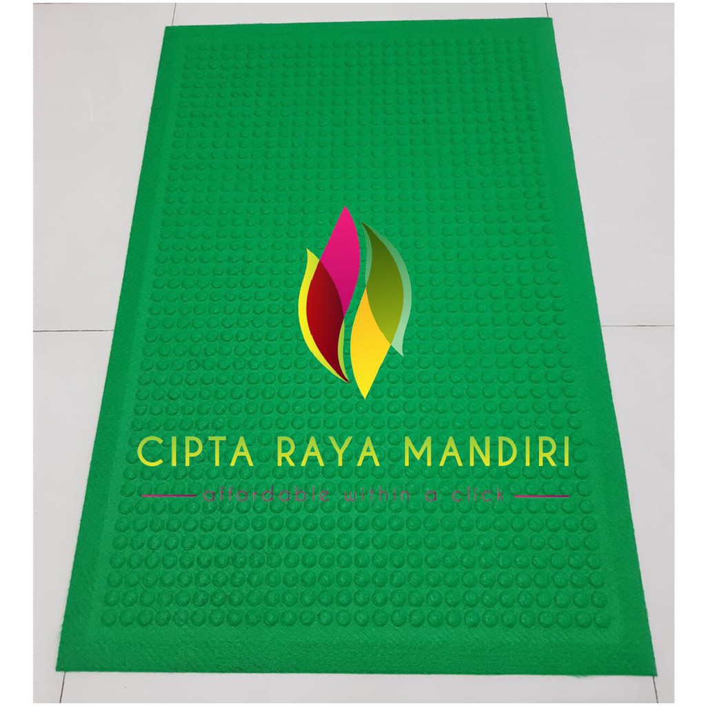 Keset Karet Karpet Lantai Bludru Anti Slip 40 x 60 - FULL