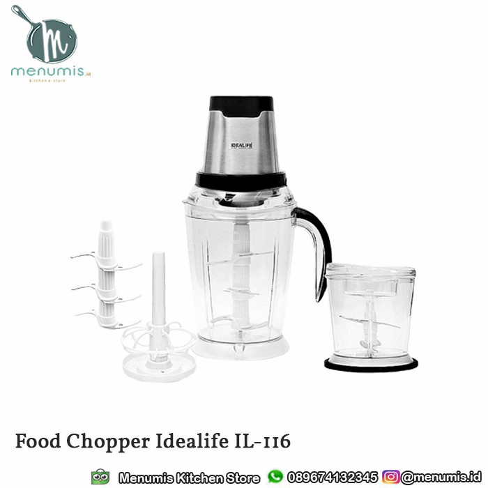 IDEALIFE Food Chopper IL-219 S