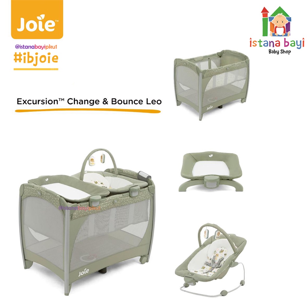 Joie Baby Box Excursion Change &amp; Bouncer - Box Tidur Bayi