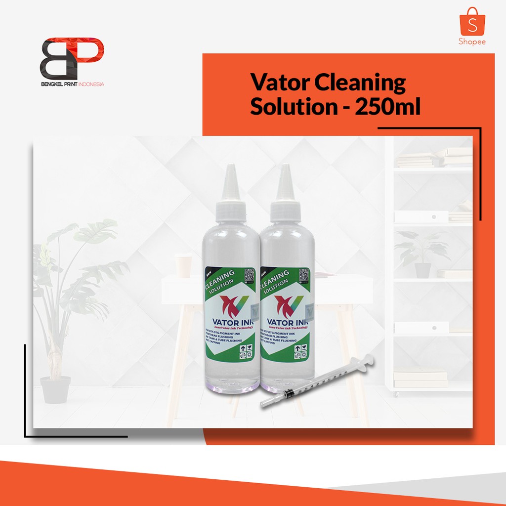 Cleaner Vator DTF 250ml + Suntikan