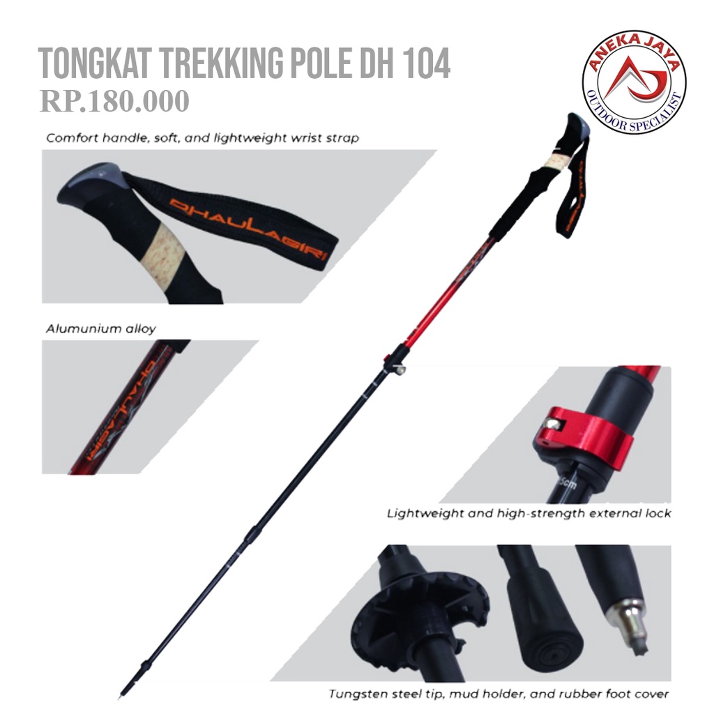 TONGKAT DHAULAGIRI TREKKING POLE DH 104