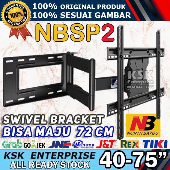 NBSP2 North Bayou NB SP2 40"-80" TV BREKET SWIFFEL BRACKET TV 80 inch