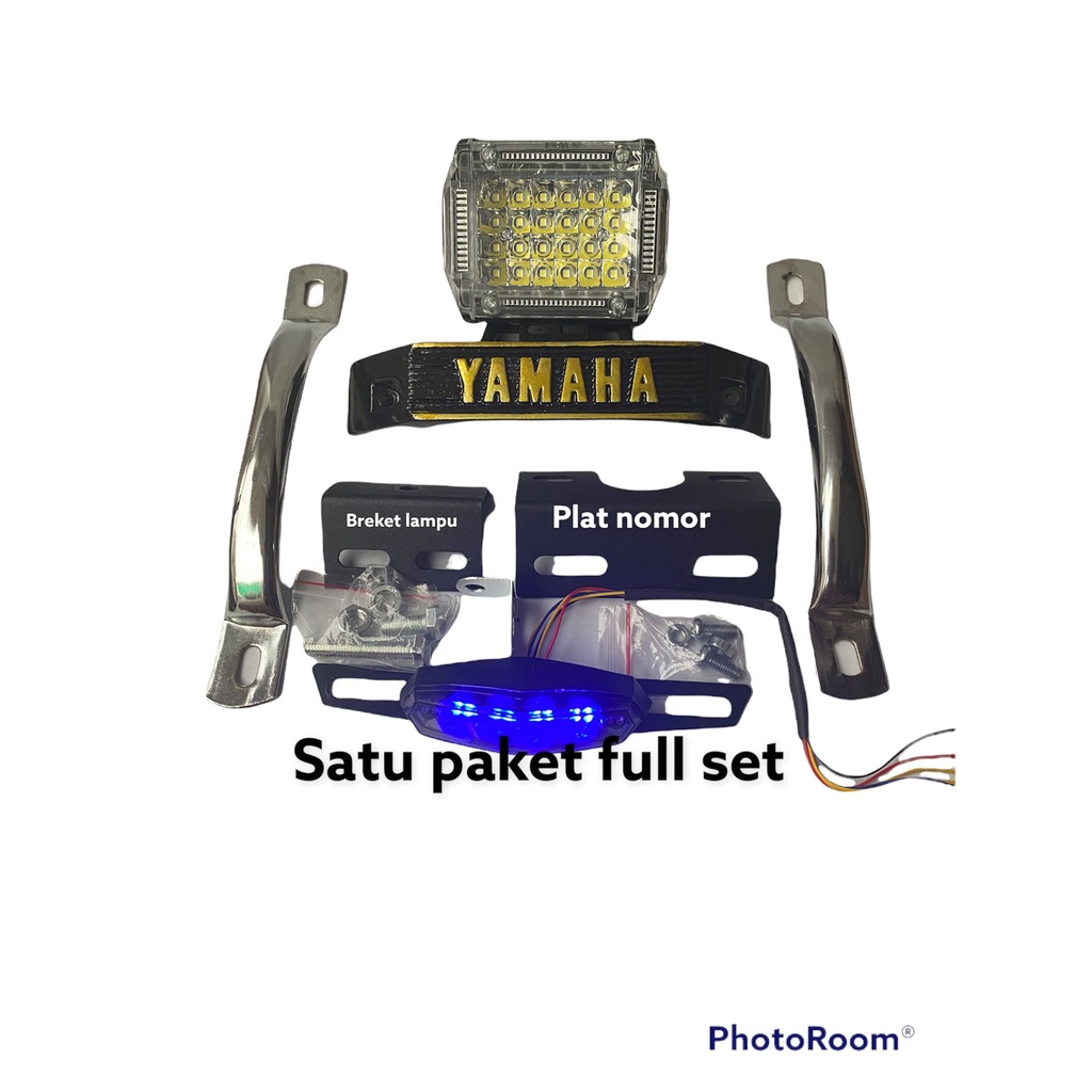 (PAKET) LAMPU LED SET KUMIS+STOP 3IN1+PLAT NOMOR+BEHEL