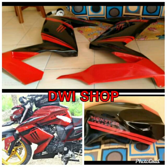 Kondom tangki dan half fairing Yamaha byson karbu