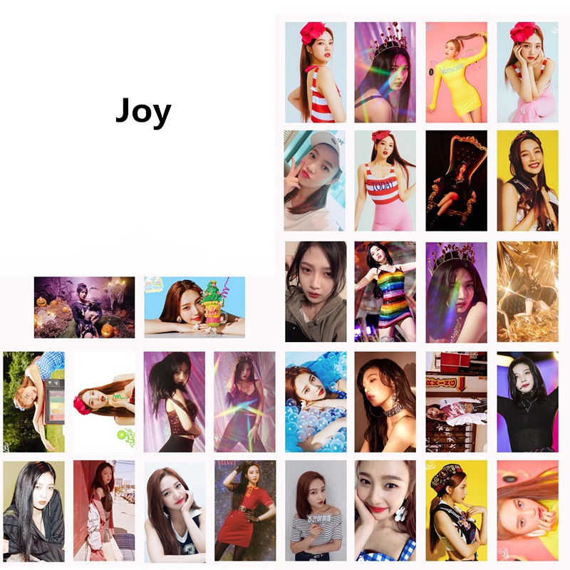 [Bayar Di Tempat]30pcs/set KPOP Red Velvet LOMO Card JOY SeulGi HD RBB Photocards