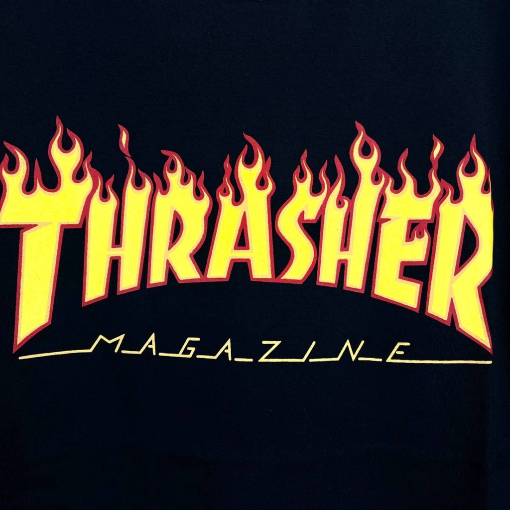 KAOS TSHIRT THRASHER FONT LENGAN PENDEK MIRROR FULLTAG