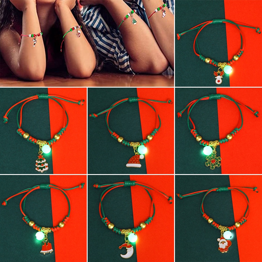 Gelang Pasangan Model Kepang Luminous Untuk Natal