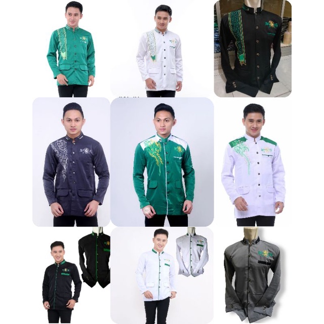 Jasko bordir kanan NU Jasko NU Jasko bordir NU jasko bordir biasa Jasko polos