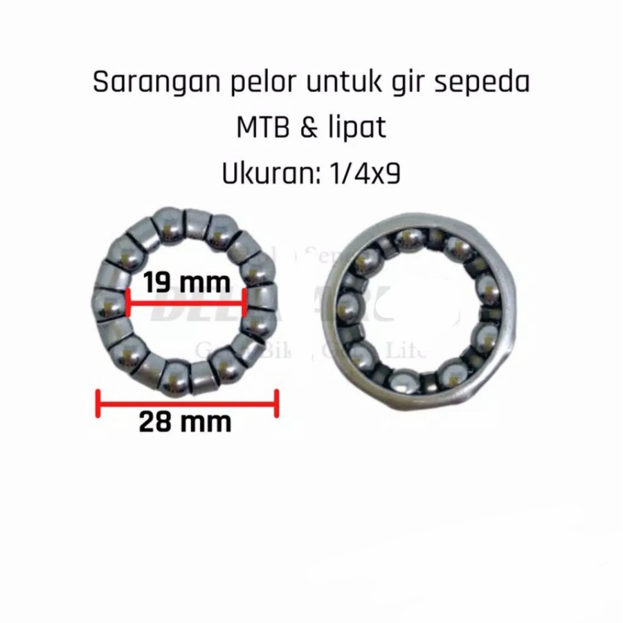 Pelor Gir Tengah Sepeda Anak/MTB