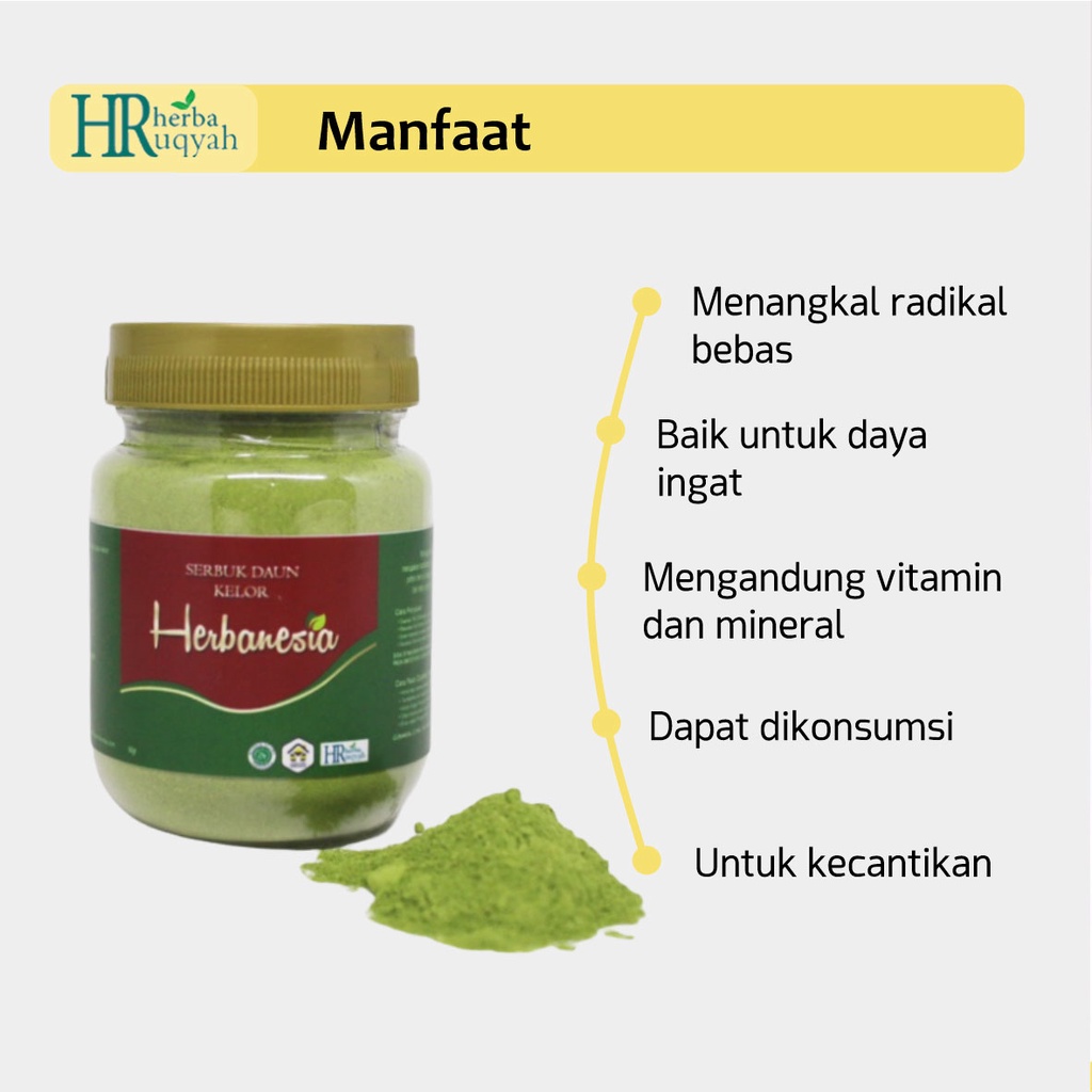 Bubuk Daun Kelor Masker Bubuk Organik Masker Wajah Moringa Powder Bubuk Daun Kelor Murni