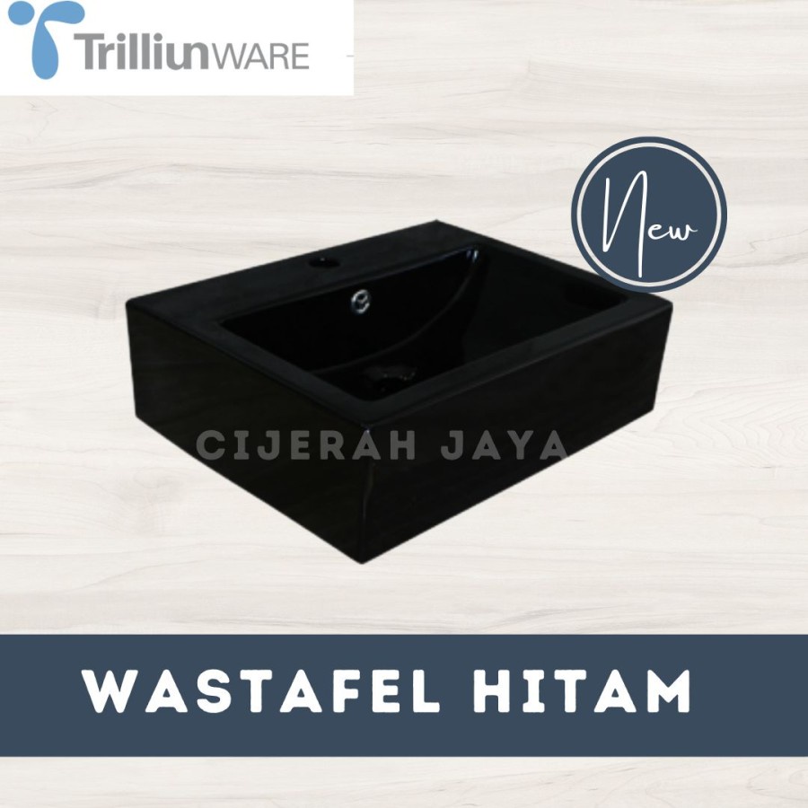 WASTAFEL TRILLIUN CITRINE / WASTAFEL MEJA KOTAK HITAM / WASHTAFEL CUCI TANGAN