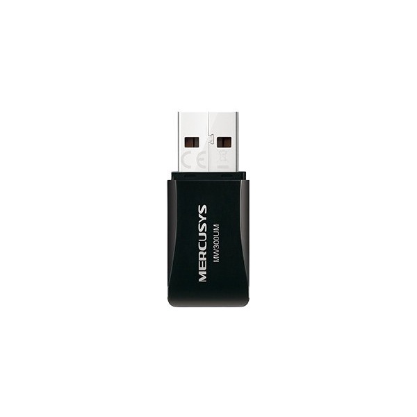 Mercusys MW300UM/N300 | Wireless Mini USB Adapter - Garansi 1 Tahun