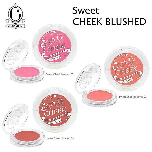 Madame Gie Sweet Cheek Blushed - MakeUp Blush On Powder Matte