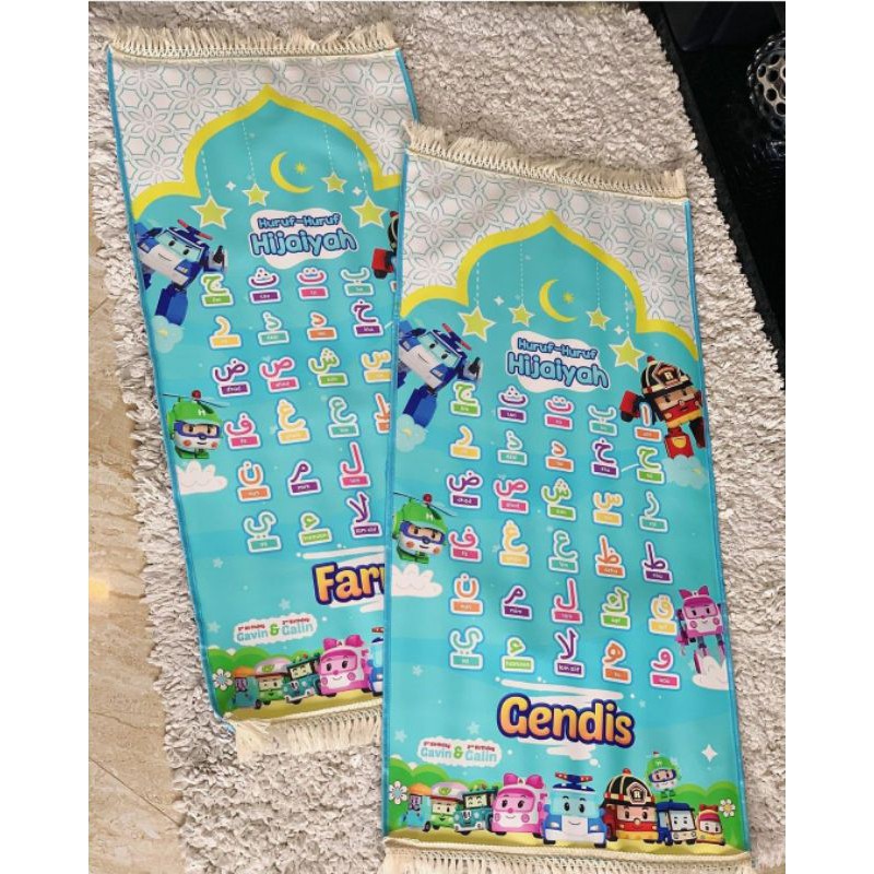 (PO) Sajadah Print Oscar/Souvenir Ulang Tahun/Souvenir Hampers/Souvenir Khitanan/Souvenir Custom