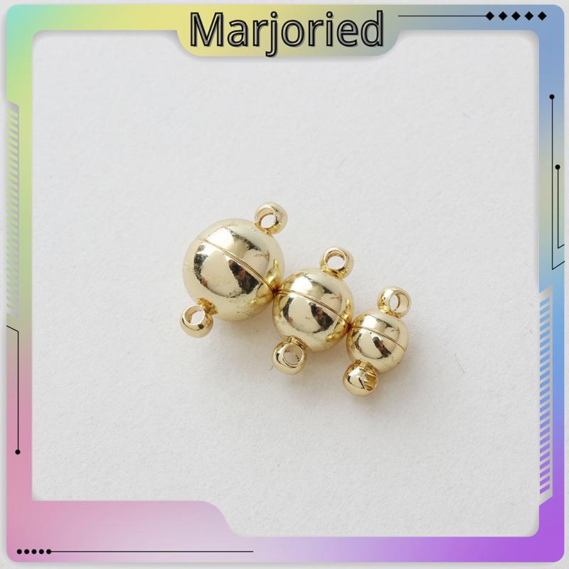 10pcs Kait Lobster Magnetik Bentuk Bola Bulat Untuk Membuat Perhiasan Diy-MJD