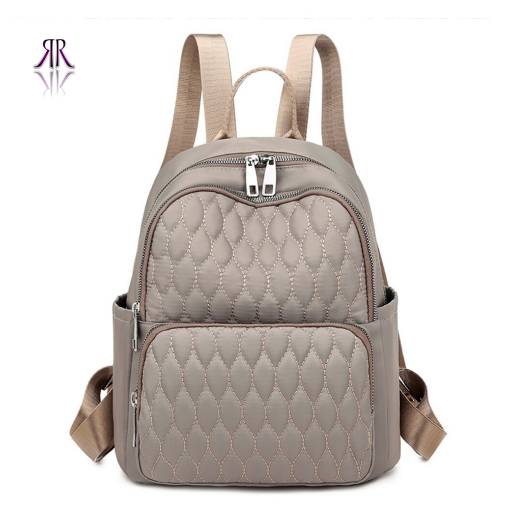 Tas Ransel Wanita Hot Sale Anti-Theft Ransel Desainer Tas Ransel Wanita Berkualitas Nilon Glossy