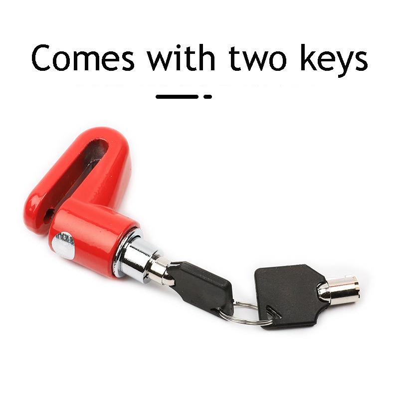 (Tempat, dikirim dari Jakarta) Kunci rem cakram sepeda jalan gunung Anti maling kunci sepeda motor listrik aluminium alloyMotorcycle Disc Brake Lock, gembok sepeda, gembok rumah / pagar / gudang