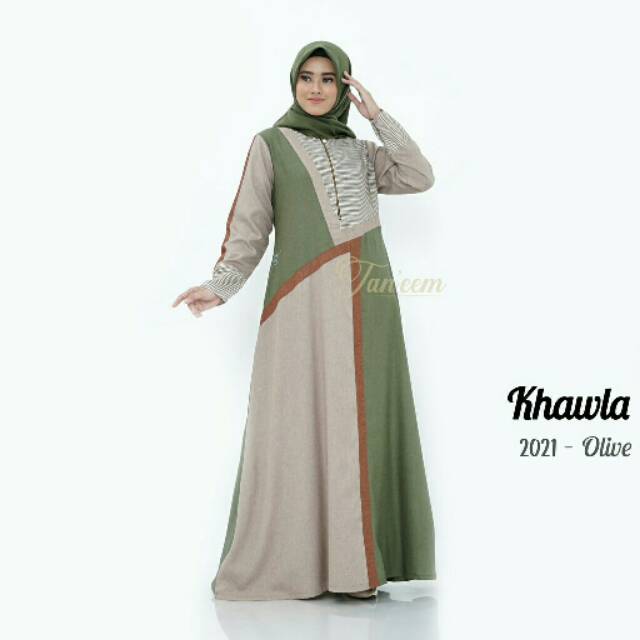 KHAWLA DRESS BY Taneem/gamis casual/gamis pesta/gamis katun/gamis remaja