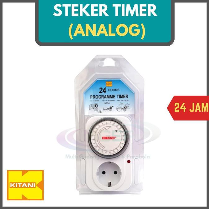 KITANI TIMER 24 JAM MANUAL 24 HOURS TIMER STEKER