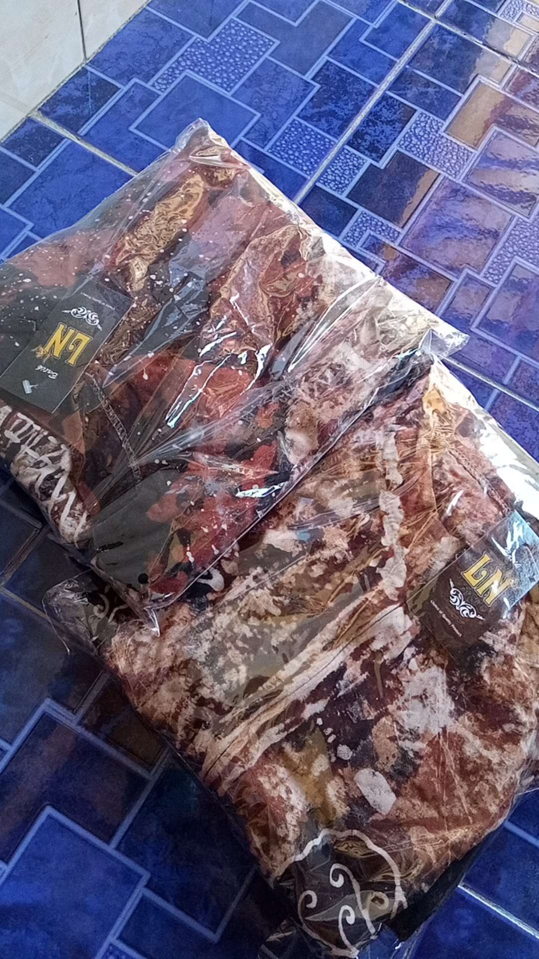 Gamis Twill Ori Batik Abstrak | Gamis Twill Original Batik Tradisional Motif Madongan