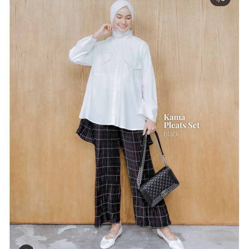 Nuna Kama Pleats Set Black