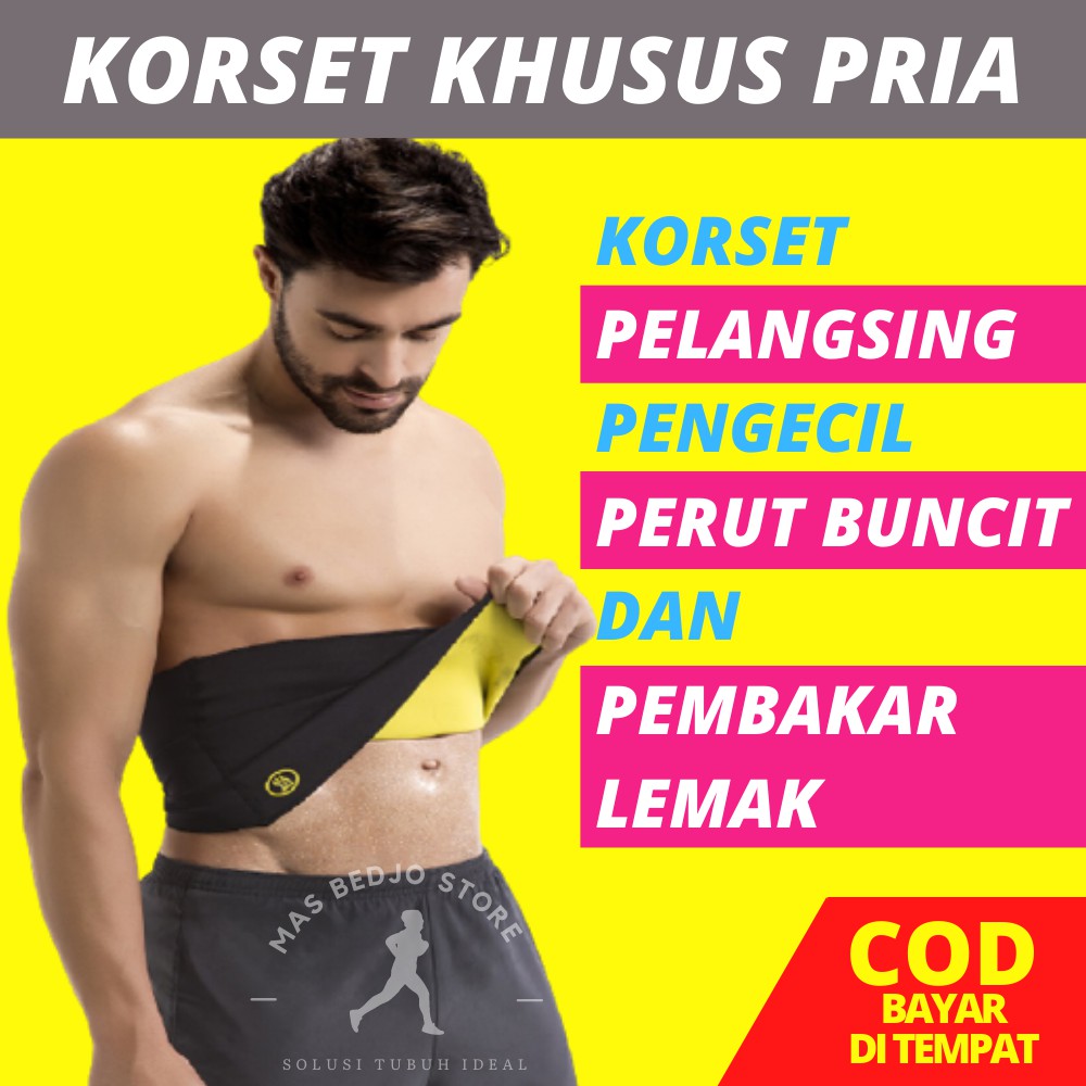 Korset Pelangsing Perut Buncit Neotex Hot  Shapers Pengecil 