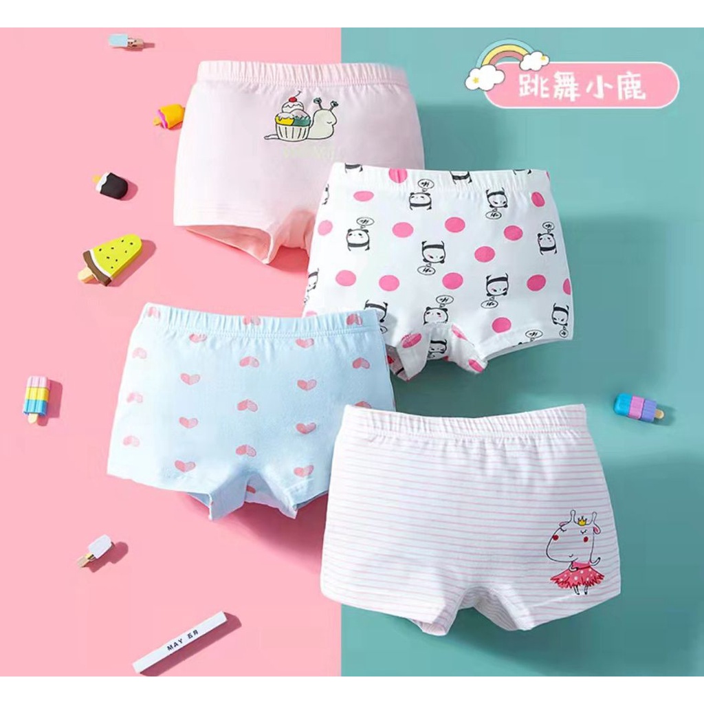 TASHAPPY CD002 Celana Dalam Anak Import Berkualitas (1 Box isi 4) Lucu Terbaru supplier import