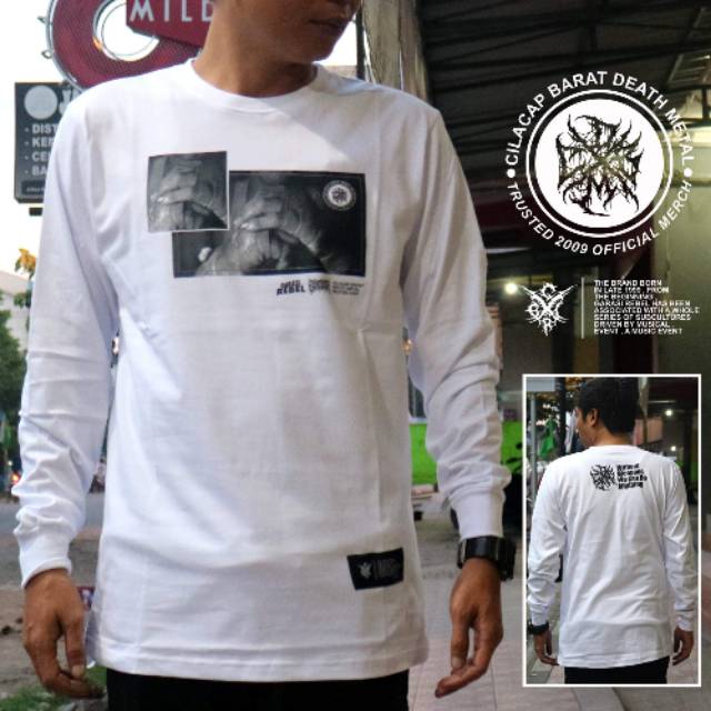 Longsleve CBDM (Cilacap Barat Death Metal )  - Kaos Lengan Panjang Music