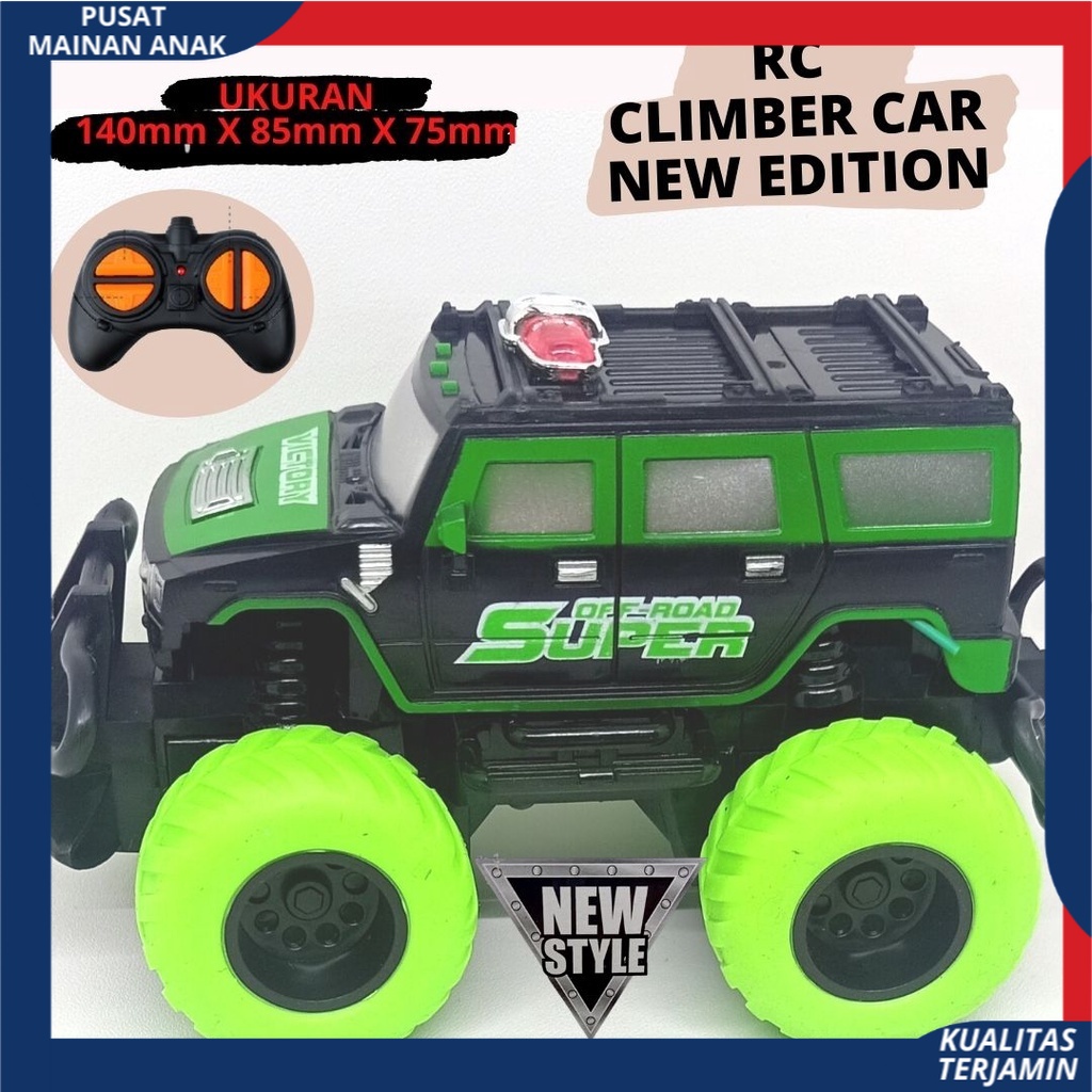 RC Rock Crawler Mobil Remote Kontrol Jeep Off Road Mini Mainan Remote Mobil Polisi NEW