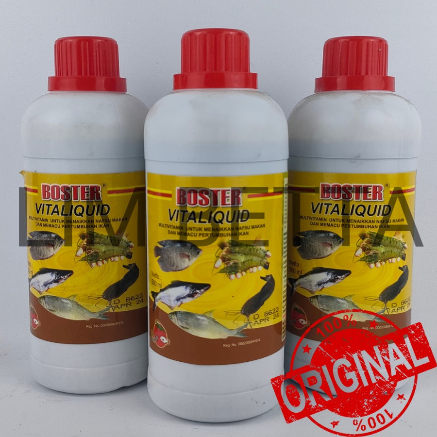 BOSTER VITALIQUID 500 ML / VITAMIN UNTUK IKAN DAN UDANG