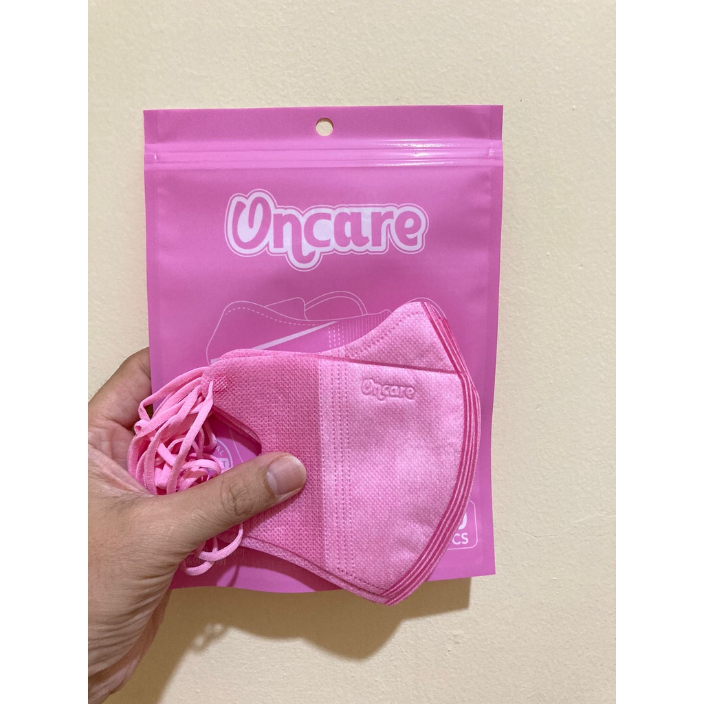 MASKER DUCKBILL WARNA ON CARE 3 PLY ISI 10 PCS