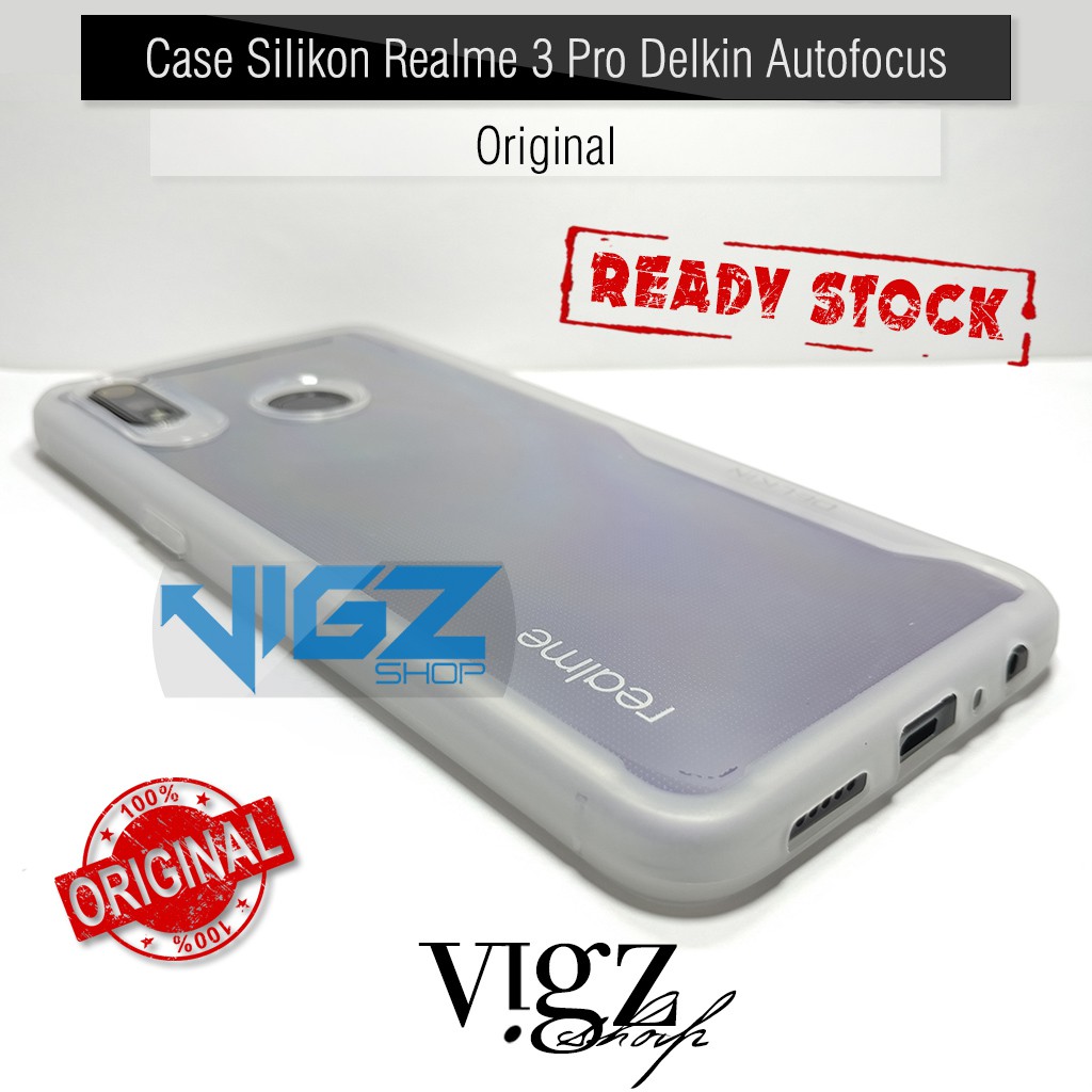 Case Silikon Realme 3 Pro Delkin Autofocus Original 100%