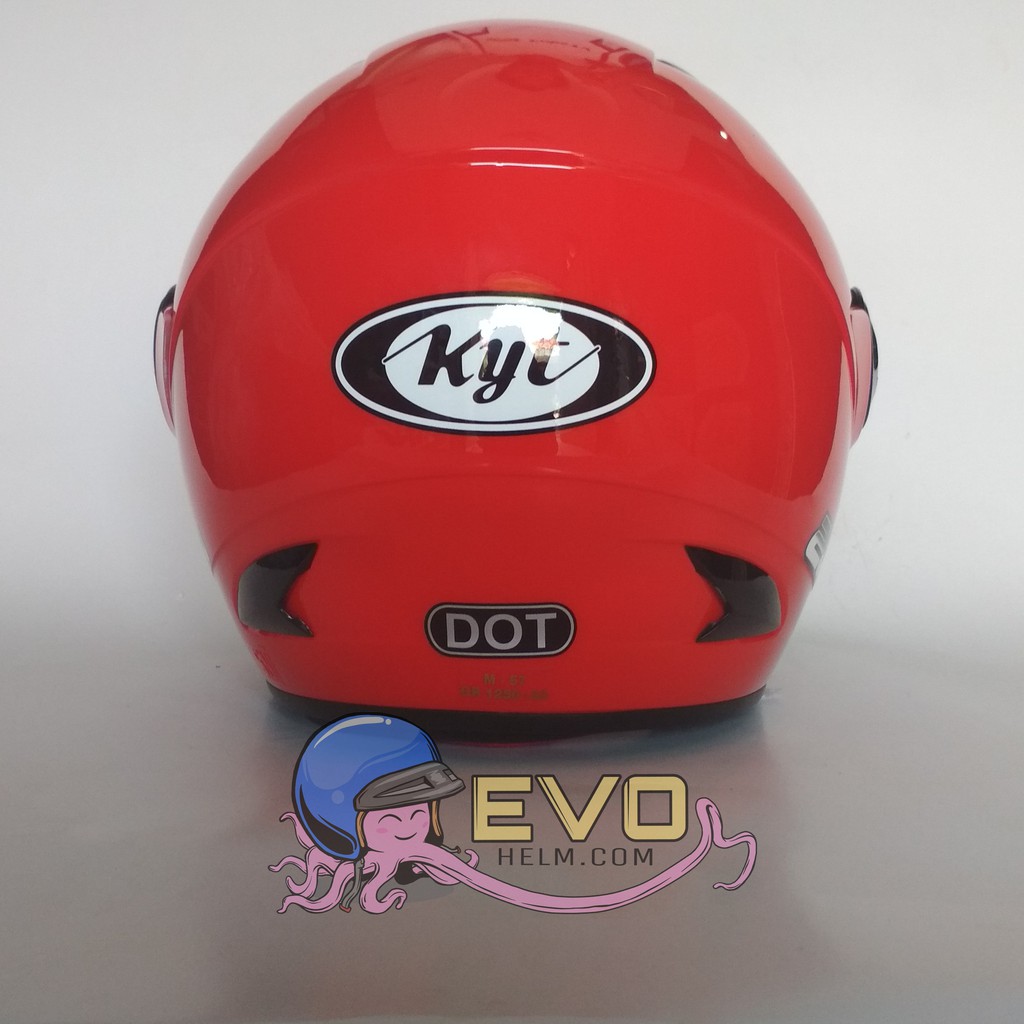 HELM KYT 2 VISION SOLID - FIRE RED