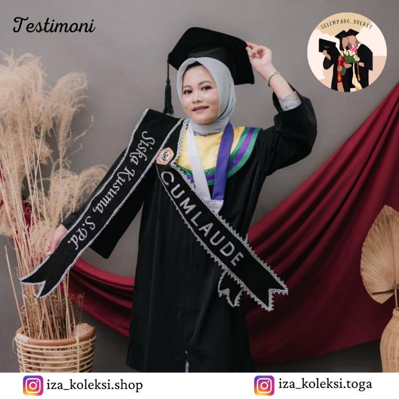 [COD] SELEMPANG WISUDA BLUDRU / SELEMPANG WISUDA BANJARMASIN / SELEMPANG BLUDRU