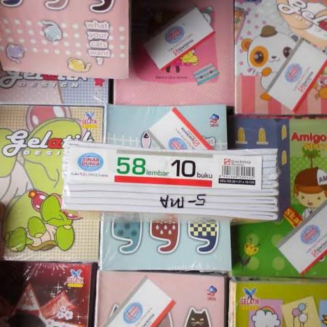 

Termuraahh Buku Tulis Sidu 58x10 lembar -Buku Sekolah Sinar Dunia/ Grosir Buku Sidu