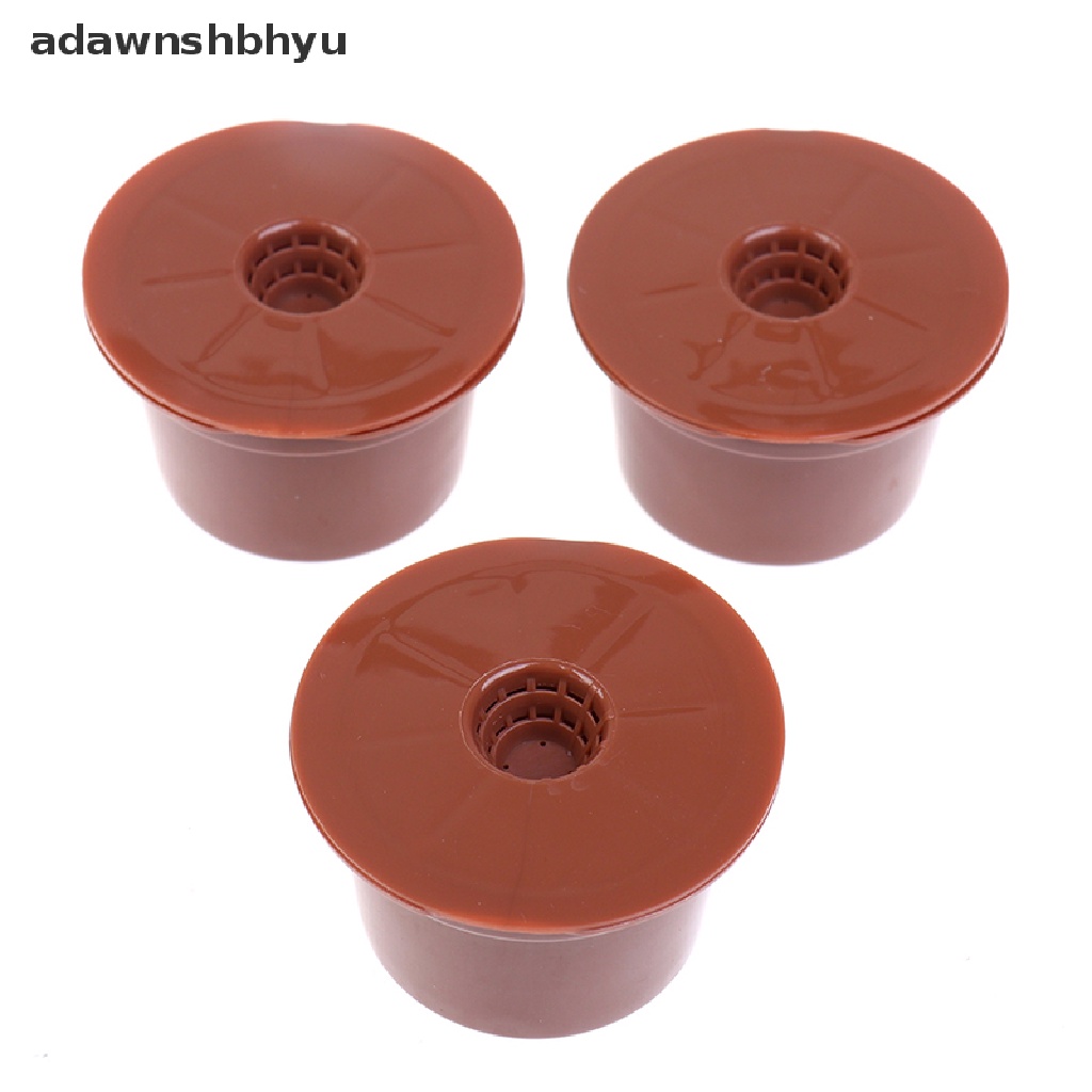 [adawnshbhyu] 3pcs Kapsul Kopi Reusable Untuk filter Kopi pods Kopi Isi Ulang Caffitaly