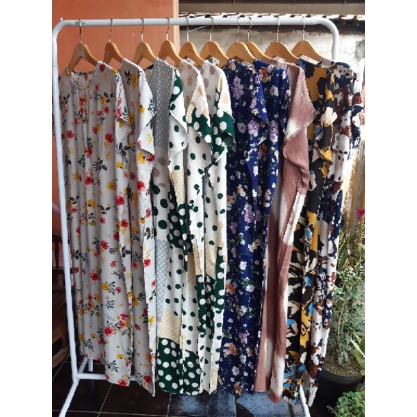 Daster Panjang Rayon || Kamila Daster