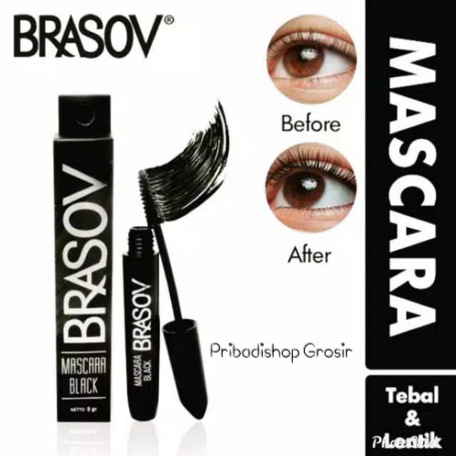 Brasov Mascara Black Original BPOM Waterproof